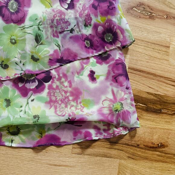 Y2K KSL floral skirt - Picture 3 of 5